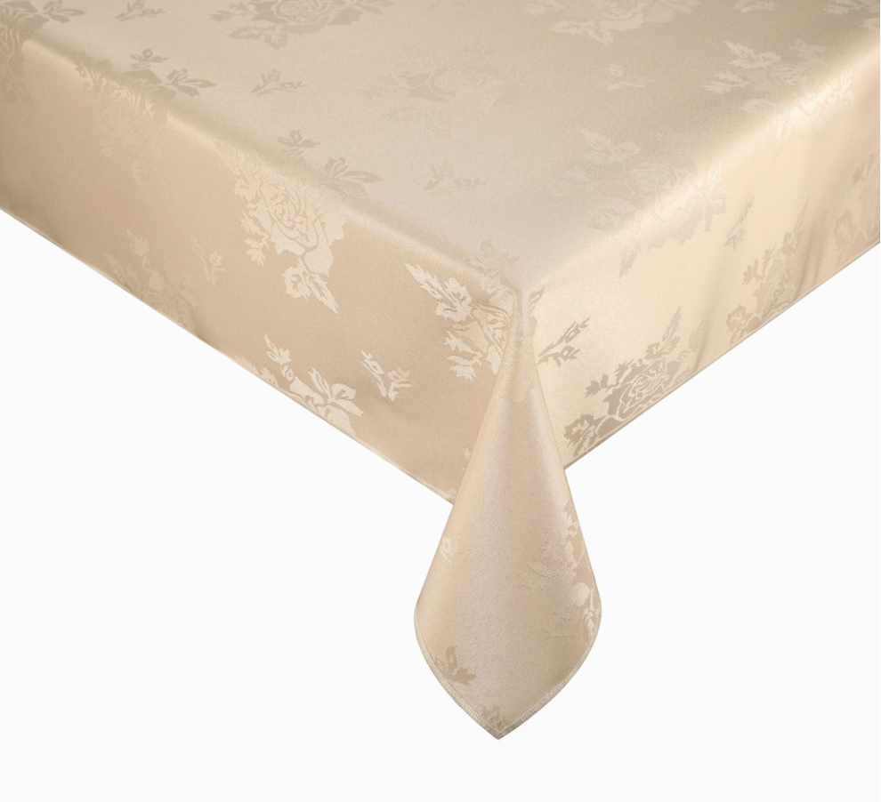 Damask table cloth - care home furniture