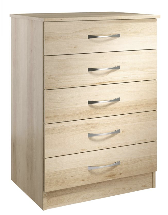 Moreland 5 drawer chest of drawers for care homes and nursing homes