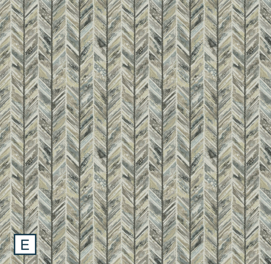 Edmund Bell FR fabric in Nourish Duck Egg herringbone design.