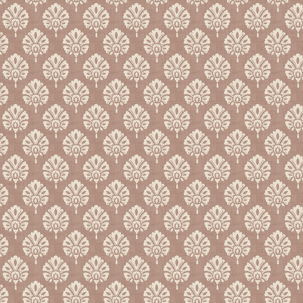 small scale FR fabric print in Blush colour