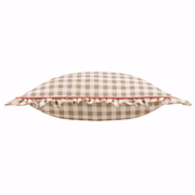 Maude Gingham Cushion Natural - Image 4