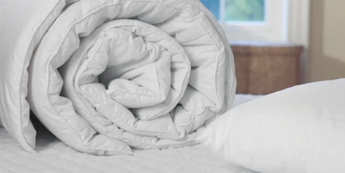 Duvet and pillow