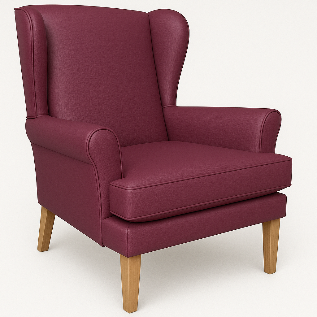Dovedale Wing Chair Vinyl - Image 5