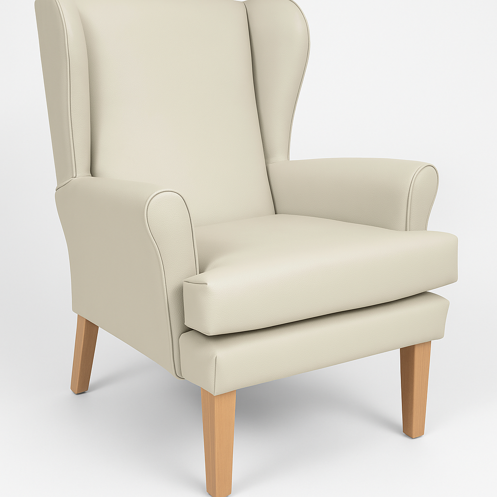 Dovedale Wing Chair Vinyl - Image 13