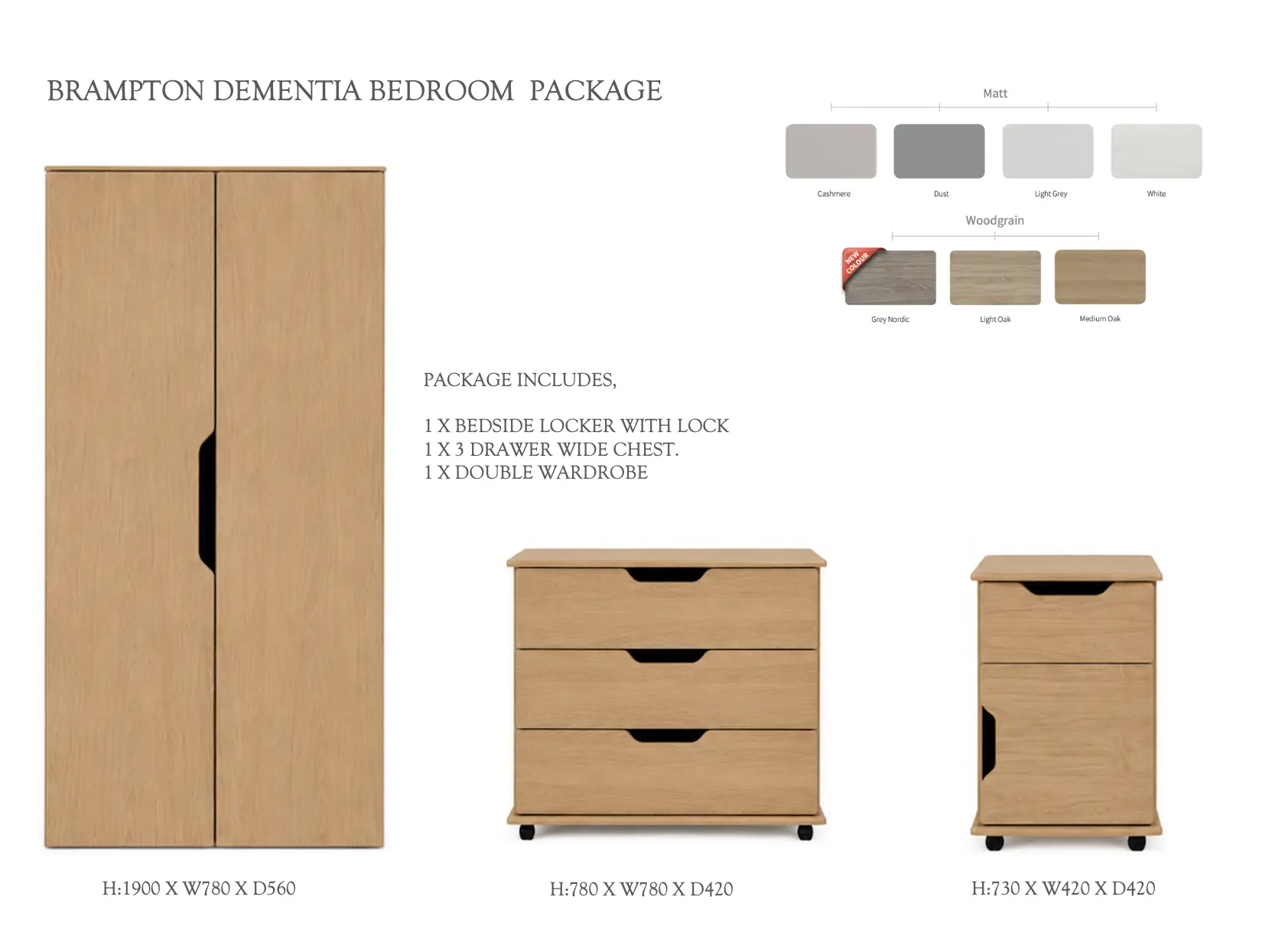 Brampton Dementia Bedroom Package