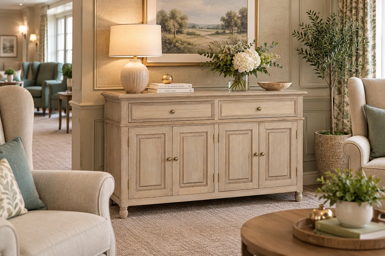 Delphine Solid Wood Sideboard - Image 7