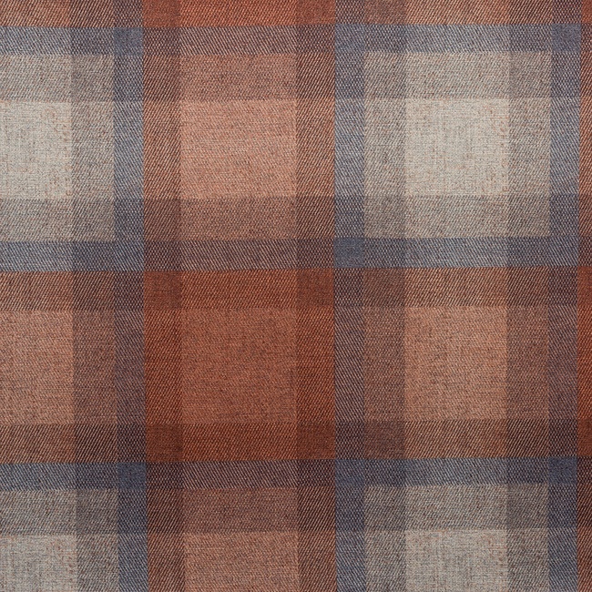 Eyelet Curtains Finsbury terracotta steel