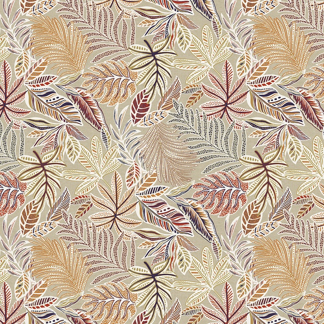 Eyelet Curtains Elvina 426 Terracotta / Gold